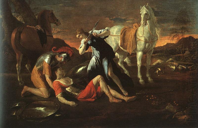 Tancred and Erminia, Nicolas Poussin